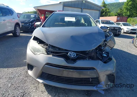 2015 Toyota Corolla Le из США, поврежденный, VIN 2T1BURHE4FC331535
